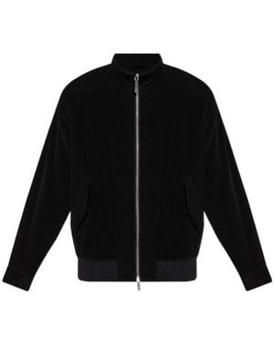 Ferragamo Long Sleeve Casual Jacket - Black