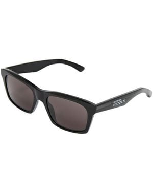 Balenciaga Logo Detail Sunglasses - White