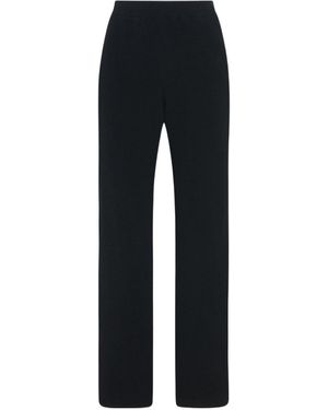 The Row Koriona Silk Pants - Black