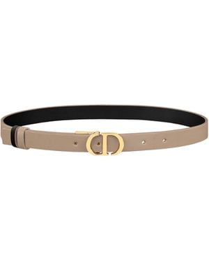 Dior 30Montaigne Reversible Belt - White