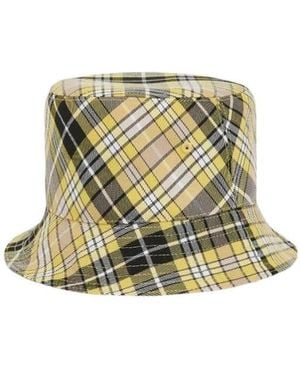 Burberry Vintage-Check Reversible Bucket Hat - White