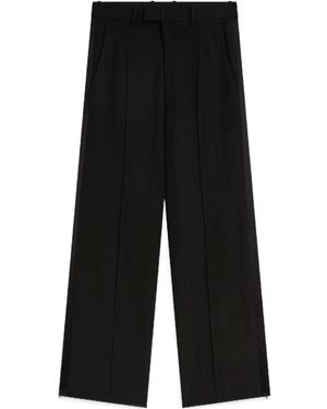 Phoebe Philo Wool Slit Casual Pants - Black