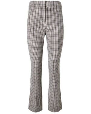 Veronica Beard Flare Pants - Gray