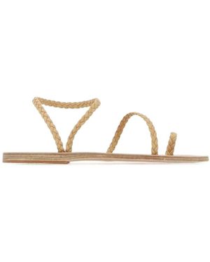 Ancient Greek Sandals Eleftheria Open-Toe Sandals - Metallic