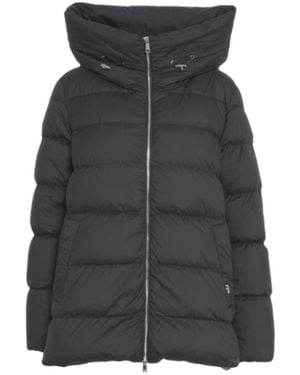 Add Hooded Puffer Jacket - Gray