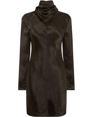 Bottega Veneta Structured Shift Dress - Black