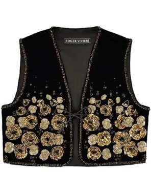 Roger Vivier Waistcoat - Black