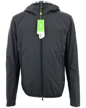 BOSS Hooded Cotton Padded Jacket - Gray