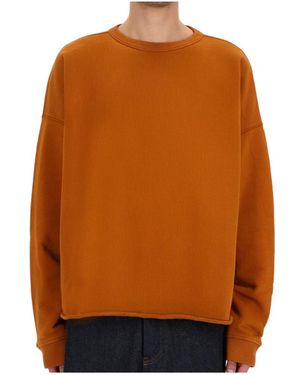 YMC Oversized Wool-Blend Jumper - Orange