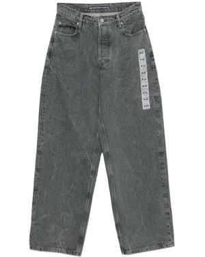 Alexander Wang Crystal-Embellished Jeans - Grey