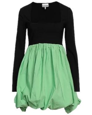 Ganni Short Dresses - Green