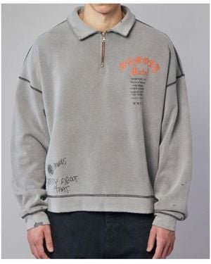 Paly Hollywood Half-Zip Hoodie - Grey