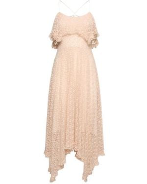 Philosophy Di Lorenzo Serafini Blended Lace Midi Dress - Natural