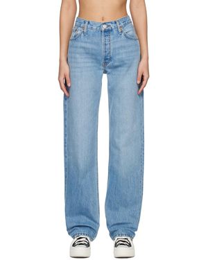 RE/DONE Loose Long Jeans - Blue
