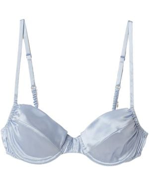Miu Miu Satin Bra - Blue