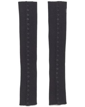 Paloma Wool Prior Buttoned Knitted Leg Warmers - Blue