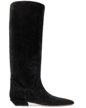 Paris Texas 25Mm Bettina Pointed-Toe Boots - Black