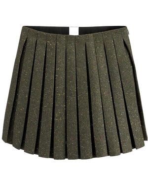 Dior Pleated Miniskirt - Green