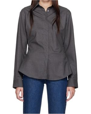 Rohe Lapel Shirt - Gray