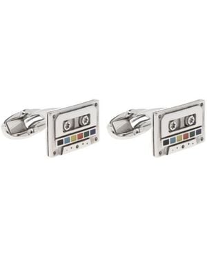 Paul Smith Cassette Cufflinks - White