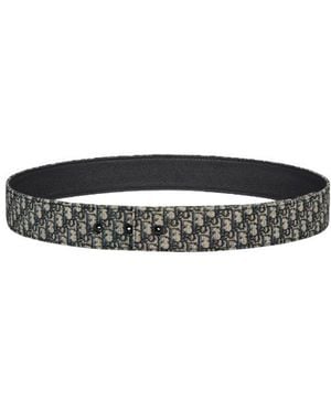 Dior Reversible Belt Strap - White
