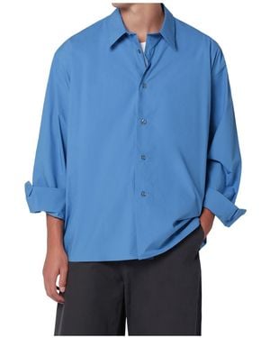 Studio Nicholson Long-Sleeved Shirt - Blue