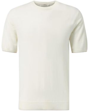 arch4 Ribbed Round-Neck Jumper - White
