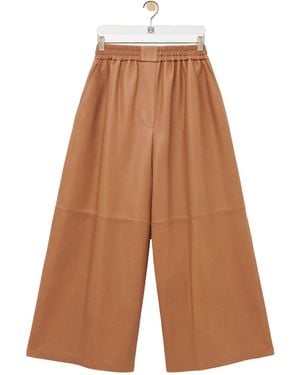 Loewe Cropped Trousers - Brown