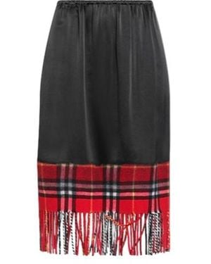 Burberry Midi Skirts - Red