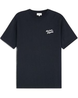 Maison Kitsuné Maison Kitsuné Handwriting Comfort T-Shirt - Blue