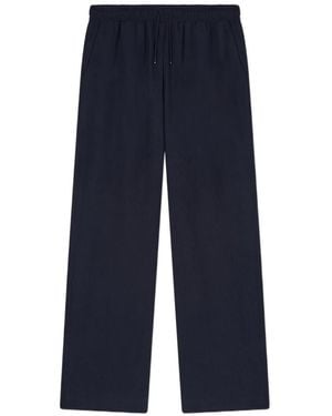 Emporio Armani Straight Beach Casual Trousers - Blue