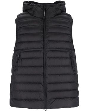 C.P. Company D.D. Shell Goggle Down Gilet - Black