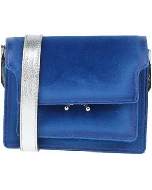 Marni Solid Color Small Shoulder Bag - Blue