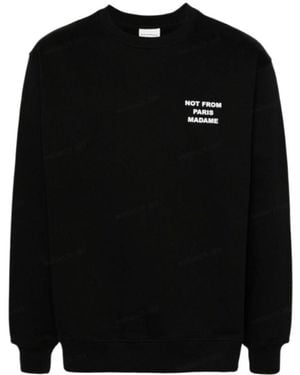 Drole de Monsieur Drôle De Monsieur Le Sweatshirt Slogan Sweatshirt - Black