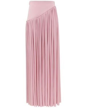 Zimmermann Alchemy Pleated Maxi Skirt - Pink