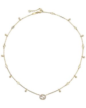 Gucci Logo Necklace - Natural