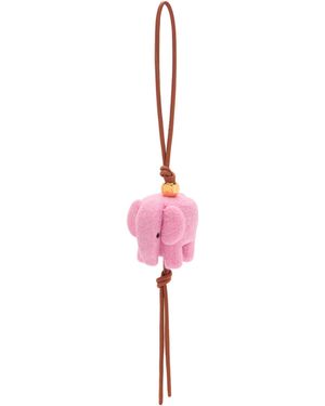 Loewe Elephant Charm - Pink