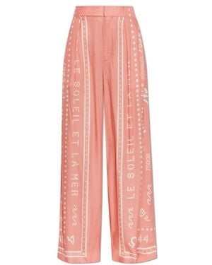 Balmain Wide Trousers - Pink