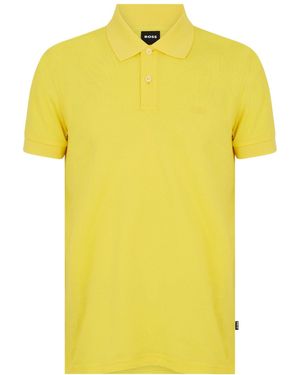 BOSS Shortsleeve Polo Shirt - Yellow