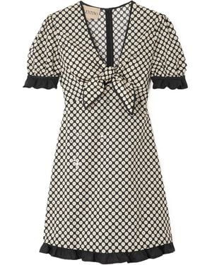 Valentino Short Sleeve Dress - Black