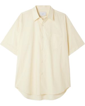 Ssstein Cotton-Poplin Shirt - White