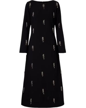 Jonathan Simkhai Coretta Embellished Crêpe Midi Dress - Black