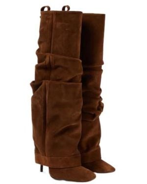 The Attico Rea Knee-High Boots - Brown