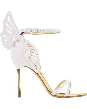 Sophia Webster Round Head High-Heeled Sandals - White