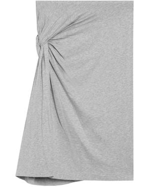 Dries Van Noten Draped Knitted Skirt - Gray