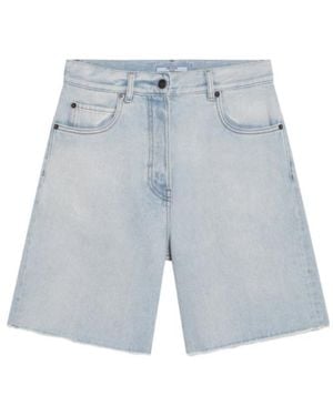 Prada Denim Bermudas - Blue