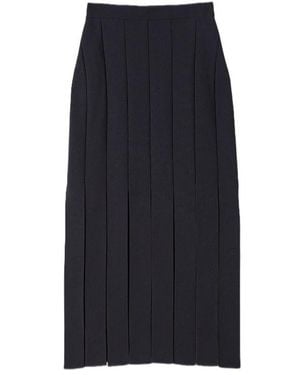 JOSEPH Cutout Panel Skirt - Blue