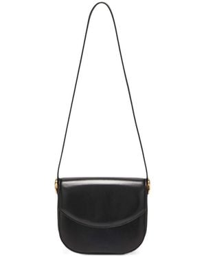 Jil Sander Medium Coin Foldover Crossbody Bag - White