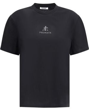 Premiata Logo-Print T-Shirt - Black