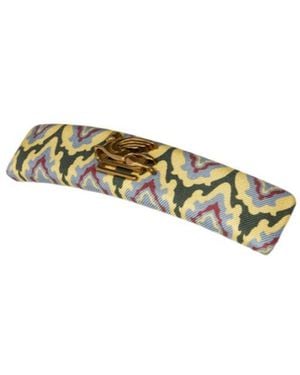 Etro Printed Hairpin - Metallic